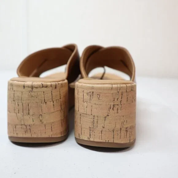 SHOW MORE b.o.c. Born Concept Sunny Wedge Sandal TAN - Picture 8 of 9